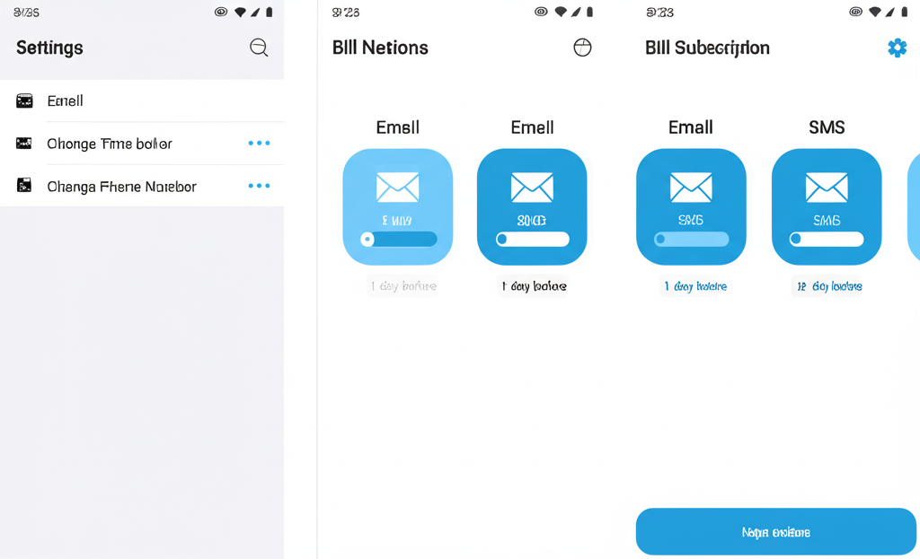 Notification preferences interface showing reminder options