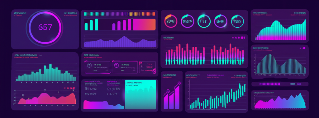 AI-powered financial dashboard with data visualizations