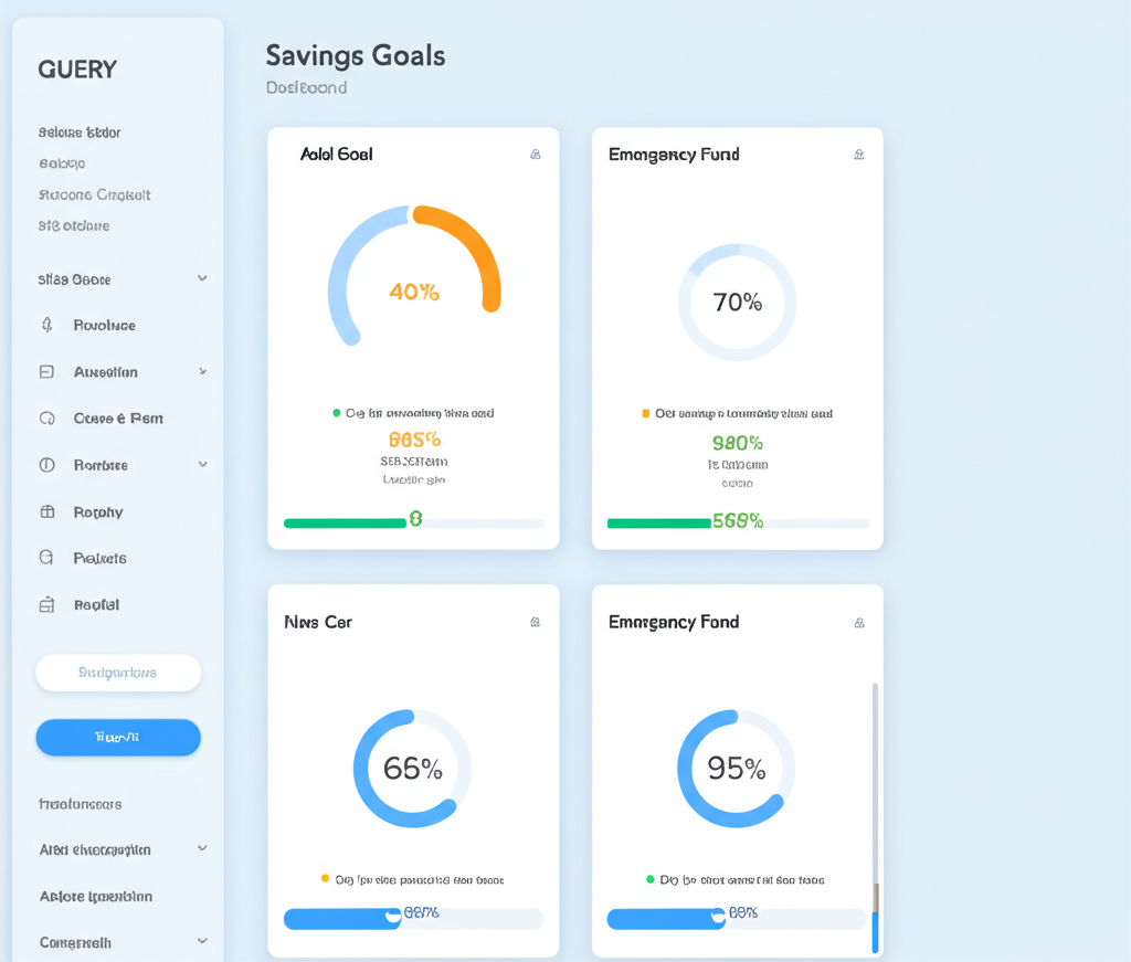 Savings Goals Dashboard